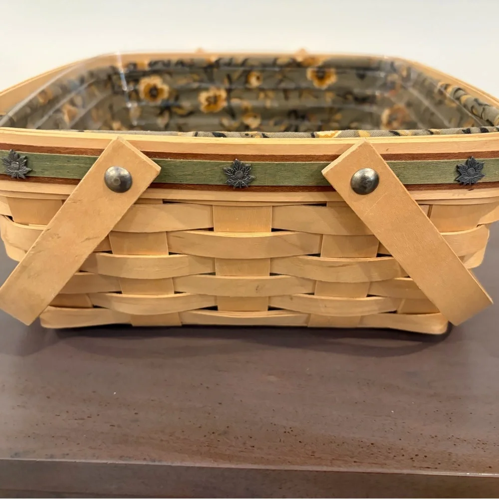 Longaberger Bountiful Harvest Basket Handmade in Ohio signed by Judy and Jerry